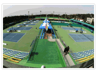 창원시립테니스장 경기장 입구에서 바라본 코드 전체전경